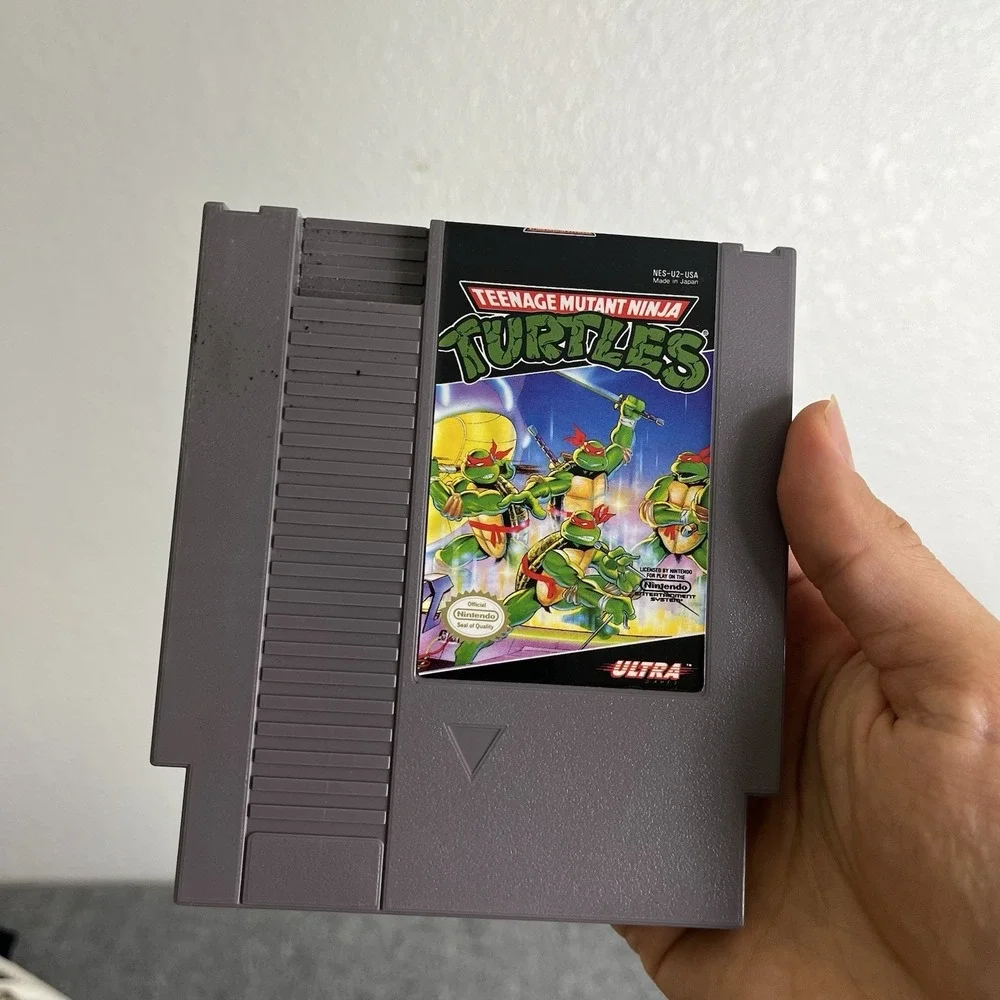 Teenage Mutant Ninja Turtles (Nintendo NES, 1989) Tested Works